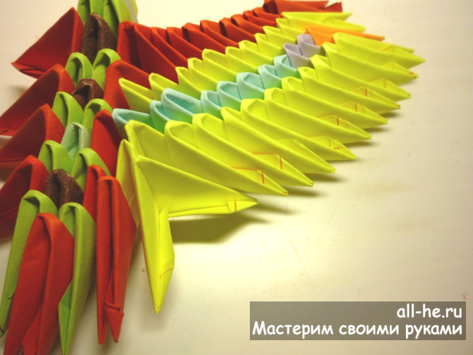 модульное оригами бабочка