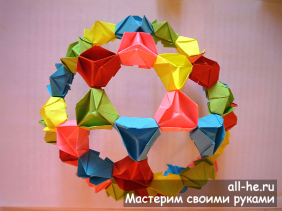 Кусудама Buckyball