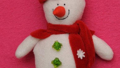 Тильда снеговик «Новогодний» своими руками